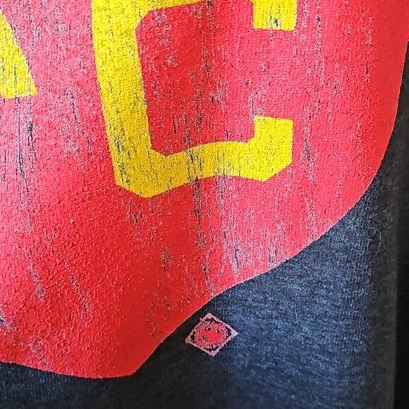 Blue 84 Charcoal Gray Long Sleeve Sweatshirt Tunic with KC Heart Graphic - Picture 7 of 16